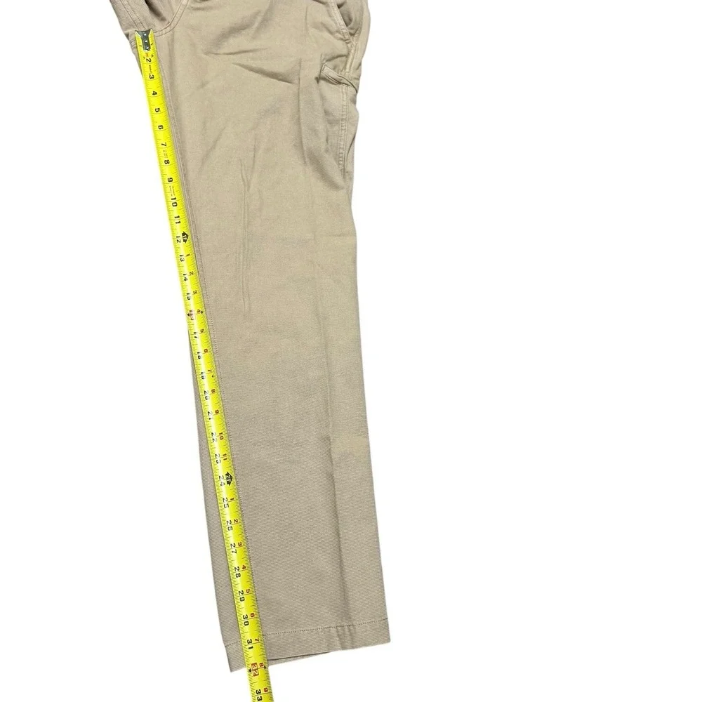 Carbon 2 Cobalt Pants Mens Size 33x32 Beige Texture Rip Stop Khaki Career Casual
